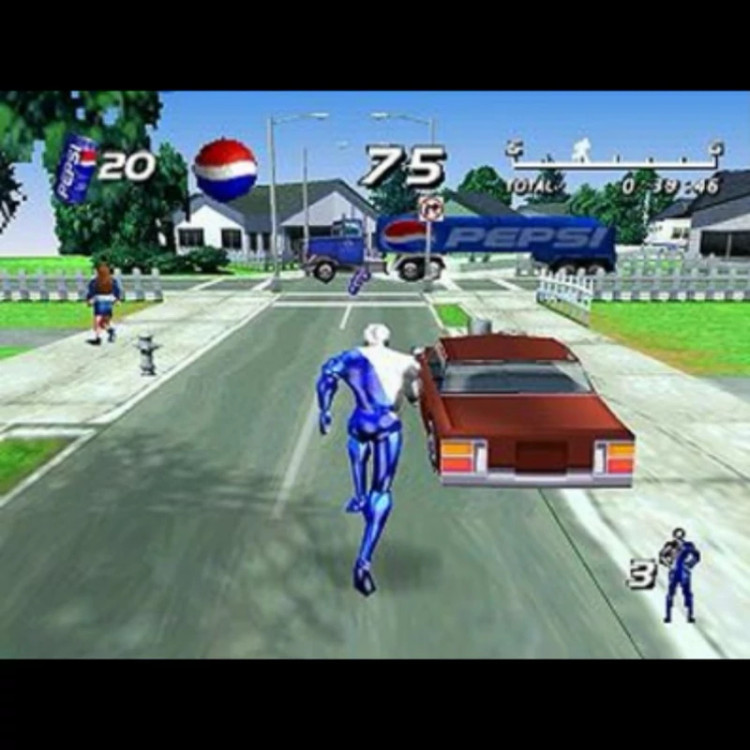 بازی پلی استیشن 1 پپسی من(Pepsi Man)
