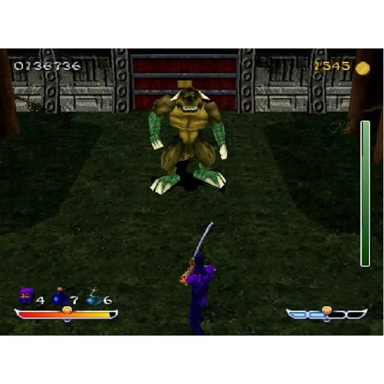 بازی پلی استیشن 1 نینجا (Ninja Shadow Of Darkness)