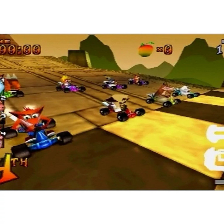 بازی پلی استیشن 1 کراش ماشینی(Crash Racing)
