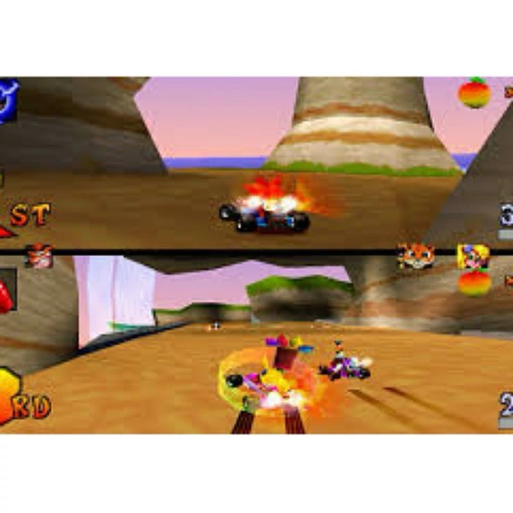 بازی پلی استیشن 1 کراش ماشینی(Crash Racing)