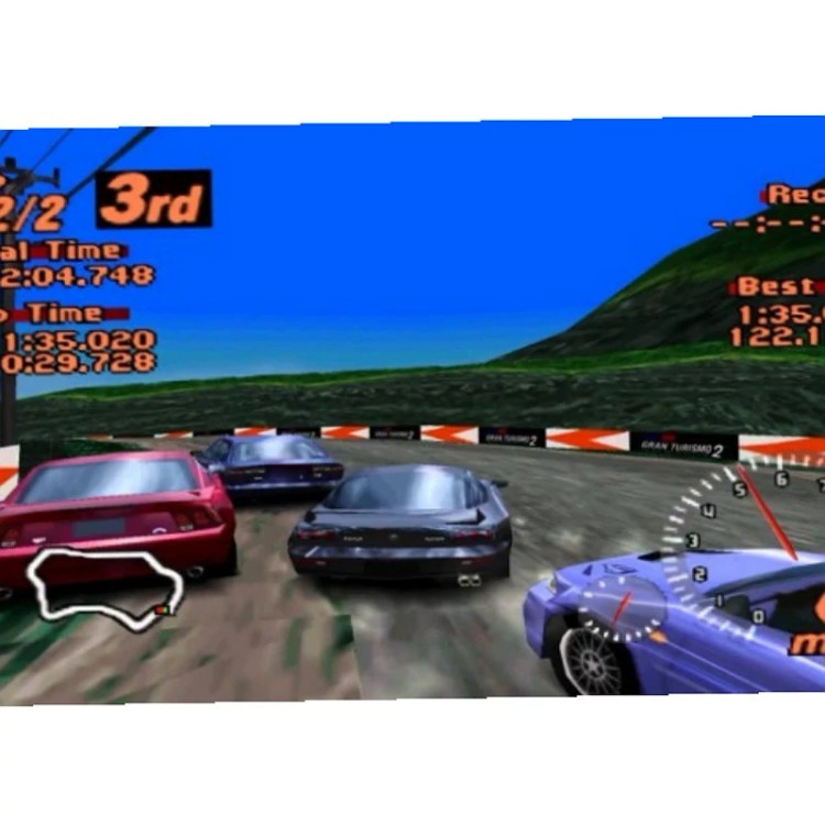 بازی پلی استیشن 1 ماشین مسابقه جی تی(Gran Turismo)