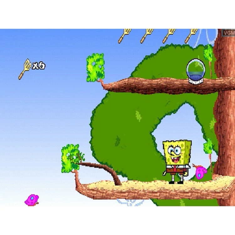 بازی پلی استیشن 1 باب اسفنجی (Sponge Bob)