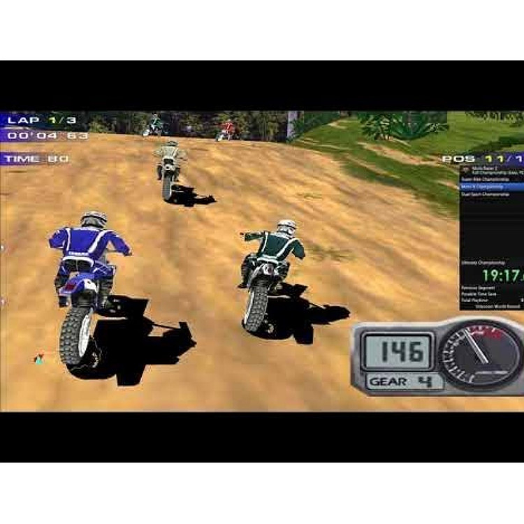 بازی مسابقه موتوری ۲ پلی استیشن ۱ (Moto Racer 2)