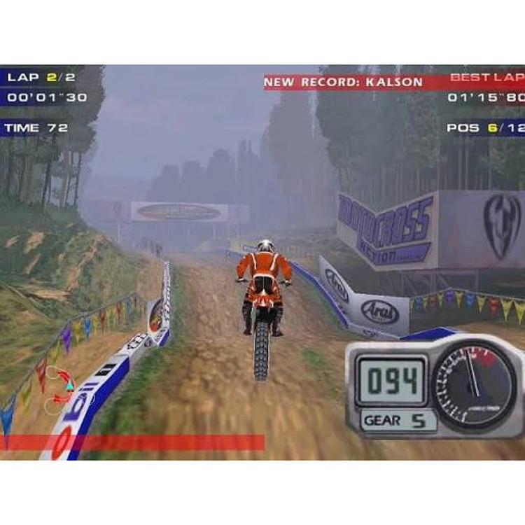 بازی مسابقه موتوری ۲ پلی استیشن ۱ (Moto Racer 2)