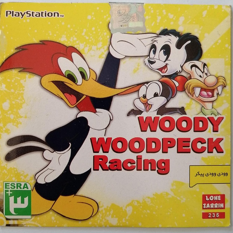 بازی وودی وودی پلی استیشن ۱(Woody peacker Racing)