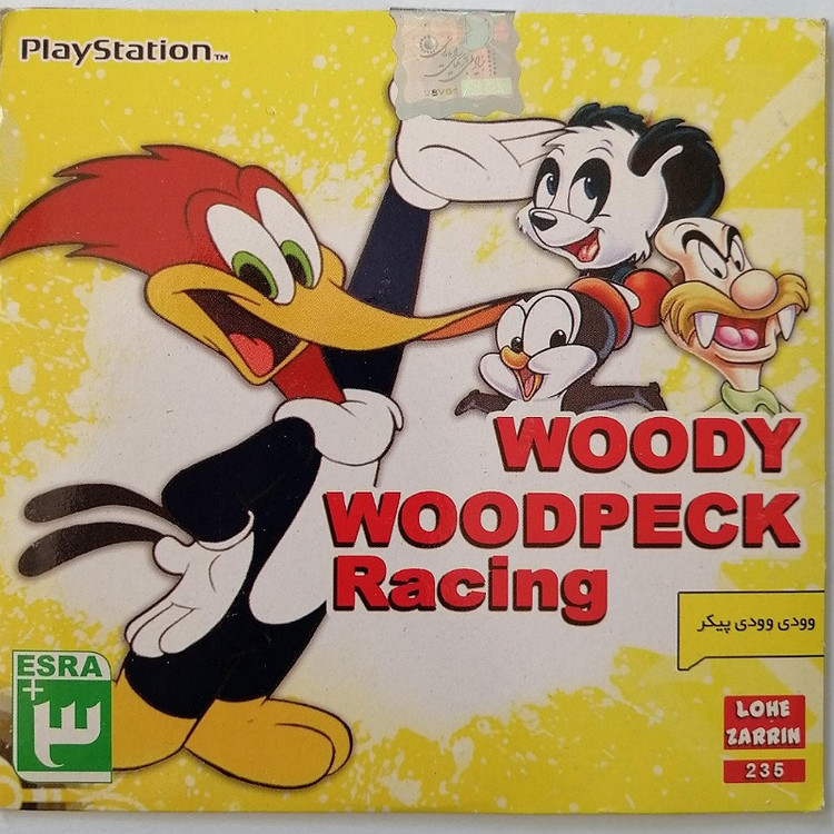 بازی وودی وودی پلی استیشن ۱(Woody peacker Racing)