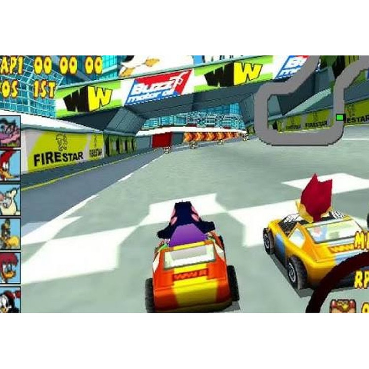 بازی وودی وودی پلی استیشن ۱(Woody peacker Racing)