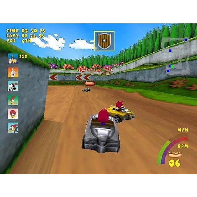 بازی وودی وودی پلی استیشن ۱(Woody peacker Racing)